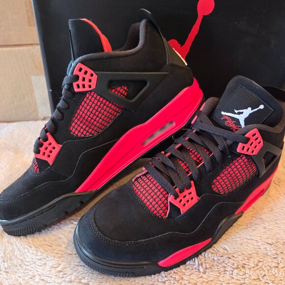 Air Jordan 4 Retro Red Thunder (CT8527-016) - Men's sz 13 - Picture 1 of 10